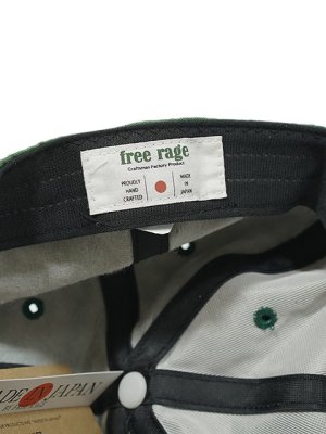 画像7: 【 FREE RAGE 】 6パネルキャップ [ CRAFTSMAN VIBES ONLY ] [ One Year Later ver, ] [ Green ] 【 メール便可 】