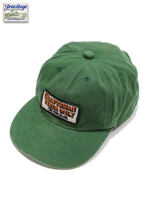 画像1: 【 FREE RAGE 】 6パネルキャップ [ CRAFTSMAN VIBES ONLY ] [ One Year Later ver, ] [ Green ] 【 メール便可 】