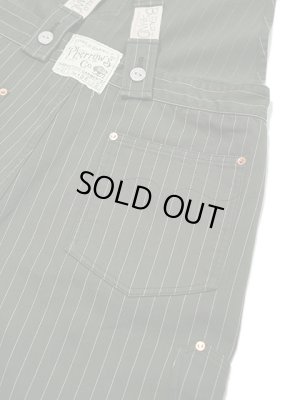 画像11: 【 Pherrow's（フェローズ） 】　271OA　コークストライプオーバーオール　[ Low Back Style Overall ] [ OLIVE COKE STRIPE ]