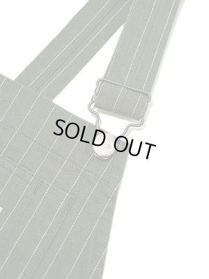 画像6: 【 Pherrow's（フェローズ） 】　271OA　コークストライプオーバーオール　[ Low Back Style Overall ] [ OLIVE COKE STRIPE ]