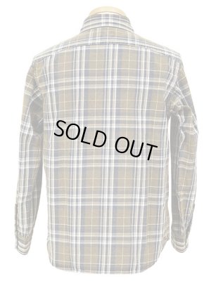 画像4: 【 Pherrow's（フェローズ） 】　フランネルチェックシャツ [ Used Wash ] [ BROWN x NAVY ]
