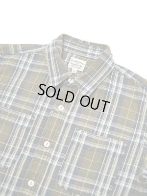 画像8: 【 Pherrow's（フェローズ） 】　フランネルチェックシャツ [ Used Wash ] [ BROWN x NAVY ]