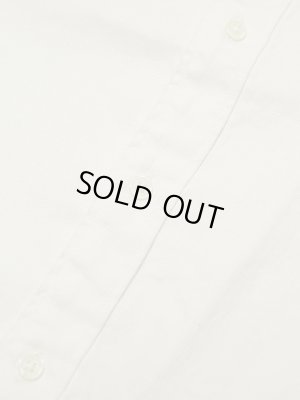 画像8: 【 Pherrow's（フェローズ） 】 七分袖フレンチリネンボタンダウンシャツ [ WHITE ]