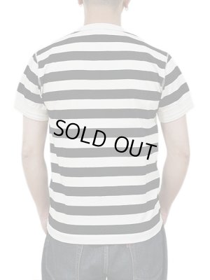 画像7: 【 Pherrow's（フェローズ） 】　度詰め天竺ボーダーTシャツ　[ BORDER T-SHIRTS ] [ NATURAL x BLACK ] 【 メール便可 】