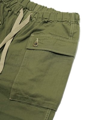画像4: 【 Pherrow's（フェローズ） 】　M-44 HERRINGBONE PANTS　[ U.S.M.C ] [ OLIVE ]