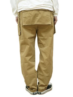 画像2: 【 Pherrow's（フェローズ） 】　M-44 HERRINGBONE PANTS　[ U.S.M.C ] [ BEIGE ]