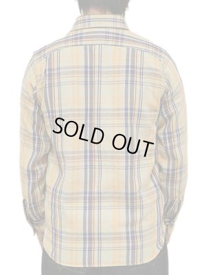 画像2: 【 Pherrow's（フェローズ） 】　ヘビーウェイトフランネルチェックシャツ [ Heavy Flannel Shirts ] [ BEIGE ]