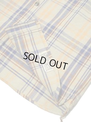 画像7: 【 Pherrow's（フェローズ） 】　ヘビーウェイトフランネルチェックシャツ [ Heavy Flannel Shirts ] [ BEIGE ]