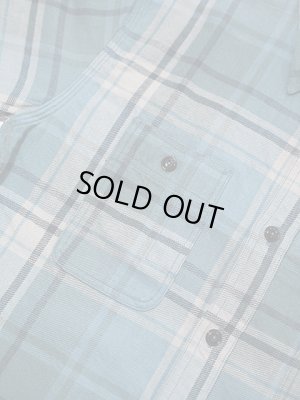 画像5: 【 Pherrow's（フェローズ） 】　ライトフランネルワークシャツ　[ Light Flannel Work Shirts ] [ BLUE ]