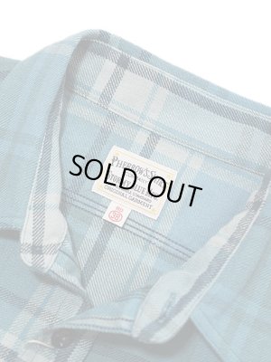 画像11: 【 Pherrow's（フェローズ） 】　ライトフランネルワークシャツ　[ Light Flannel Work Shirts ] [ BLUE ]