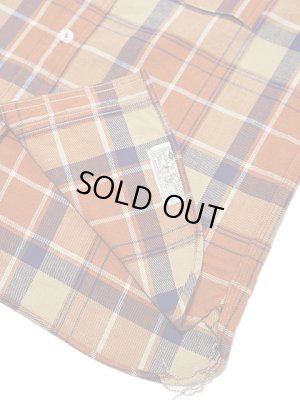 画像8: 【 Pherrow's（フェローズ） 】　ライトフランネルワークシャツ　[ Light Flannel Work Shirts ] [ ORANGE ]