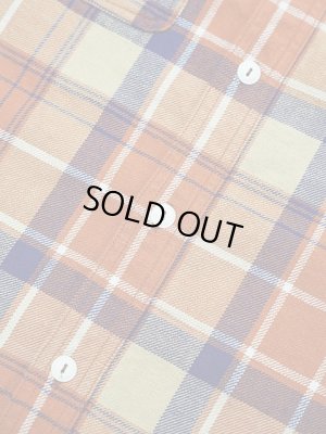 画像9: 【 Pherrow's（フェローズ） 】　ライトフランネルワークシャツ　[ Light Flannel Work Shirts ] [ ORANGE ]