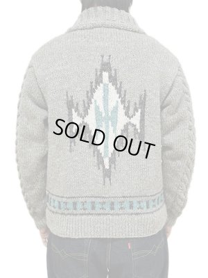 画像2: 【 Pherrow's（フェローズ） 】　ネイティブ柄カウチン　[ Native Cardigan ] [ GRAY ] 