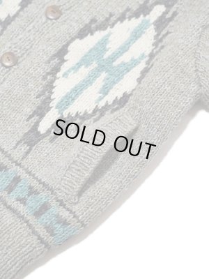 画像5: 【 Pherrow's（フェローズ） 】　ネイティブ柄カウチン　[ Native Cardigan ] [ GRAY ] 