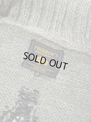 画像9: 【 Pherrow's（フェローズ） 】　ネイティブ柄カウチン　[ Native Cardigan ] [ GRAY ] 