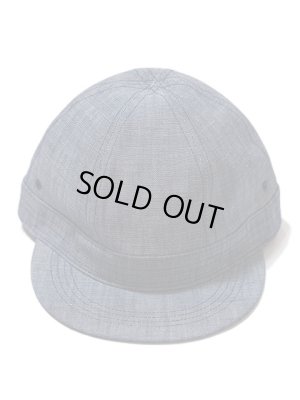 画像3: 【 メール便可 】 【 Pherrow's（フェローズ） 】 ワークキャップ [ WORK CAP ] [ INDIGO CHAMBRAY ] 