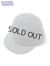 【 メール便可 】 【 Pherrow's（フェローズ） 】 ワークキャップ [ WORK CAP ] [ INDIGO HICKORY ] 