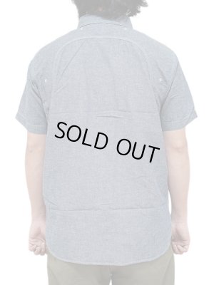 画像2: 【 Pherrow's（フェローズ） 】　半袖ラウンドヨークワークシャツ　[ Round York Work Shirts ] [ Blue Chambray ]