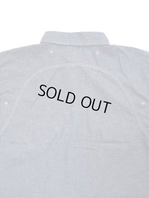 画像9: 【 Pherrow's（フェローズ） 】　半袖ラウンドヨークワークシャツ　[ Round York Work Shirts ] [ Blue Chambray ]