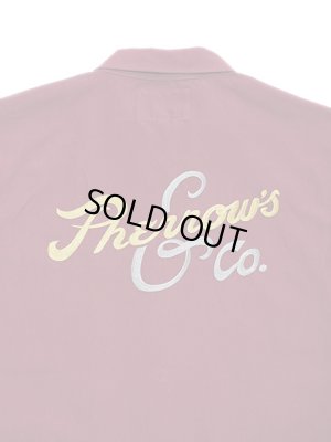 画像8: 【 Pherrow's（フェローズ） 】　コーチジャケット [ Coach Jacket ] [ Pherrow's & Co. ] [ BURGUNDY ]