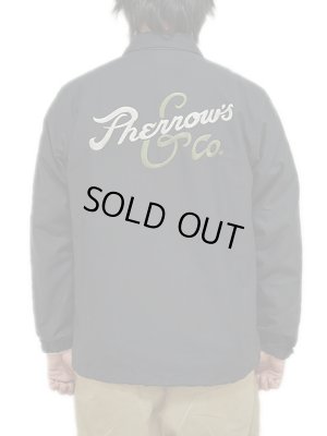 画像2: 【 Pherrow's（フェローズ） 】　コーチジャケット [ Coach Jacket ] [ Pherrow's & Co. ] [ BLACK ]