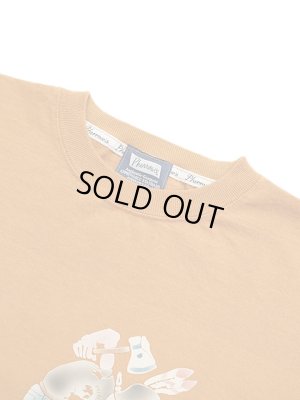 画像3: 【 Pherrow's（フェローズ） 】　フロッキープリントT-シャツ [ INDIAN ] [ M.YELLOW ] 【 メール便可 】