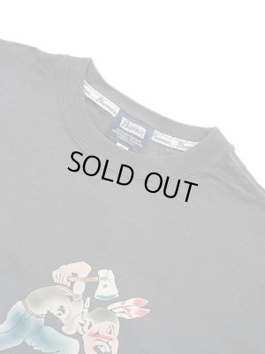 画像3: 【 Pherrow's（フェローズ） 】　フロッキープリントT-シャツ [ INDIAN ] [ CHARCOAL ] 【 メール便可 】