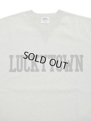 画像4: 【 メール便可 】【 Pherrow's（フェローズ） 】　半袖スェットタイプ T-シャツ [ LUCKYTOWN ] [ H.GRAY ]