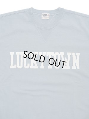 画像4: 【 メール便可 】【 Pherrow's（フェローズ） 】　半袖スェットタイプ T-シャツ [ LUCKYTOWN ] [ W.DENIM ]