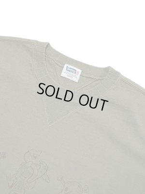 画像3: 【 Pherrow's（フェローズ） 】　半袖スェットタイプ T-シャツ [ MICHIGAN 1955 ] [ OLIVE ] 【 メール便可 】