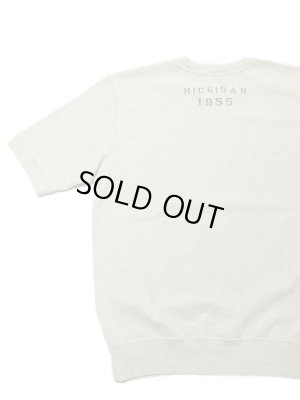 画像2: 【 メール便可 】【 Pherrow's（フェローズ） 】　半袖スェットタイプ T-シャツ [ MICHIGAN 1955 ] [ OATMEAL ]