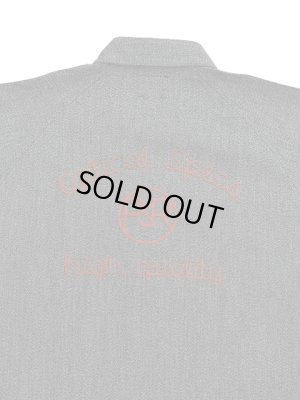 画像11: 【 Pherrow's（フェローズ） 】　撚り杢ラグランワークシャツ [ Covert Raglan Sleeve Work Shirts ] [ Optical Specs ] [ BLACK ]