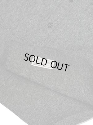 画像7: 【 Pherrow's（フェローズ） 】　撚り杢ラグランワークシャツ [ Covert Raglan Sleeve Work Shirts ] [ Optical Specs ] [ BLACK ]