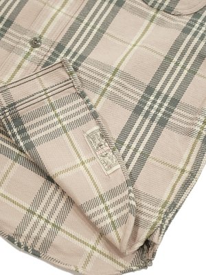 画像5: 【 Pherrow's（フェローズ） 】　ヘビーウェイトフランネルチェックシャツ [ Heavy Flannel Shirts ] [ PINK ]