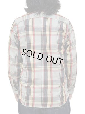 画像2: 【 Pherrow's（フェローズ） 】　ヘビーウェイトフランネルチェックシャツ [ Heavy Flannel Shirts ] [ GRAY ]