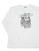 画像1: 【 Pherrow's（フェローズ） 】　プリント L/S T-Shirts　[ ALIEN? ] [ ダヴィンチ ] [ WHITE ]【 メール便可 】 (1)