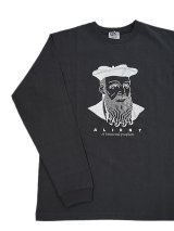 【 Pherrow's（フェローズ） 】　プリント L/S T-Shirts　[ ALIEN? ] [ ノストラダムス ] [ S.BLACK ]【 メール便可 】