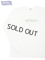 【 Pherrow's（フェローズ） 】　プリント L/S T-Shirts [ WOOLLY'S ] [ WHITE ]【 メール便可 】