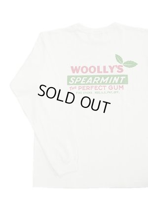 画像2: 【 Pherrow's（フェローズ） 】　プリント L/S T-Shirts [ WOOLLY'S ] [ WHITE ]【 メール便可 】