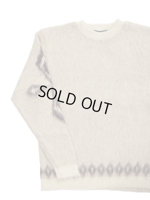 画像3: 【 Pherrow's（フェローズ） 】　モヘアクルーネックセーター　[ MOHAIR CREW NECK SWEATER ] [ BEIGE NATIVE ] 