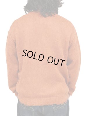 画像2: 【 Pherrow's（フェローズ） 】　モヘアニットカーディガン　[ MOHAIR KNIT CARDIGAN ] [ ORANGE ] 
