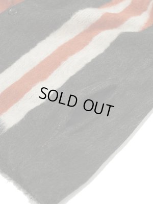 画像4: 【 Pherrow's（フェローズ） 】　モヘアニットカーディガン　[ MOHAIR KNIT CARDIGAN ] [ BLACK STRIPE ] 