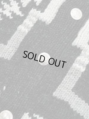 画像7: 【 Pherrow's（フェローズ） 】　ネイティブ柄カウチン [ Native Cardigan ] [ BLACK ] 