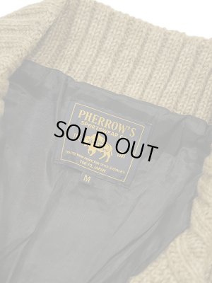 画像9: 【 Pherrow's（フェローズ） 】　ネイティブ柄カウチン [ Native Cardigan ] [ BEIGE ] 