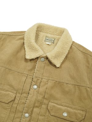 画像3: 【 Pherrow's（フェローズ） 】 コーデュロイランチジャケット [ 2nd Type Lunch Jacket ] [BEIGE]