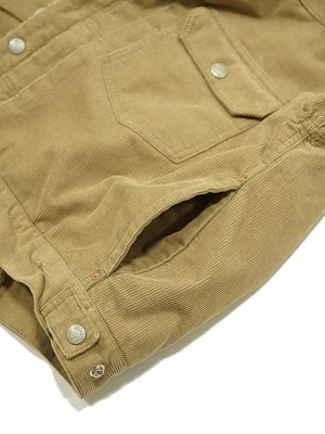 画像5: 【 Pherrow's（フェローズ） 】 コーデュロイランチジャケット [ 2nd Type Lunch Jacket ] [BEIGE]