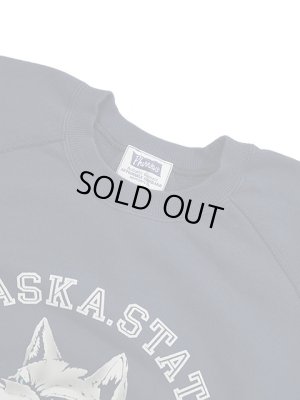 画像3: 【 Pherrow's（フェローズ） 】　フロッキープリントスウェット [ SIBERIAN HUSKY ] [ NAVY ]