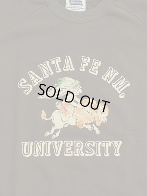 画像4: 【 Pherrow's（フェローズ） 】　フロッキープリントスウェット [ BUFFALO & INDIAN ] [ KHAKI ]