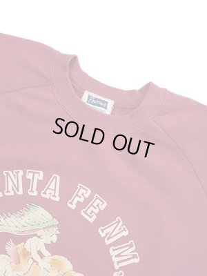 画像3: 【 Pherrow's（フェローズ） 】　フロッキープリントスウェット [ BUFFALO & INDIAN ] [ F.BURGUNDY ]