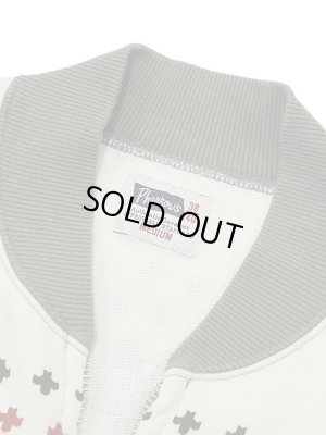 画像7: 【 Pherrow's（フェローズ） 】　雪柄スウェットカーディガン [ Snow Pattern Sweat Cardigan ] [ GRAY ]